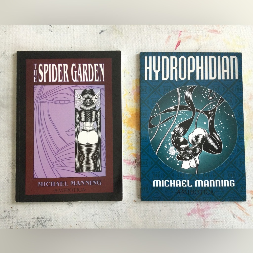 Graphic Image Art Books - Black, Purple, Blue